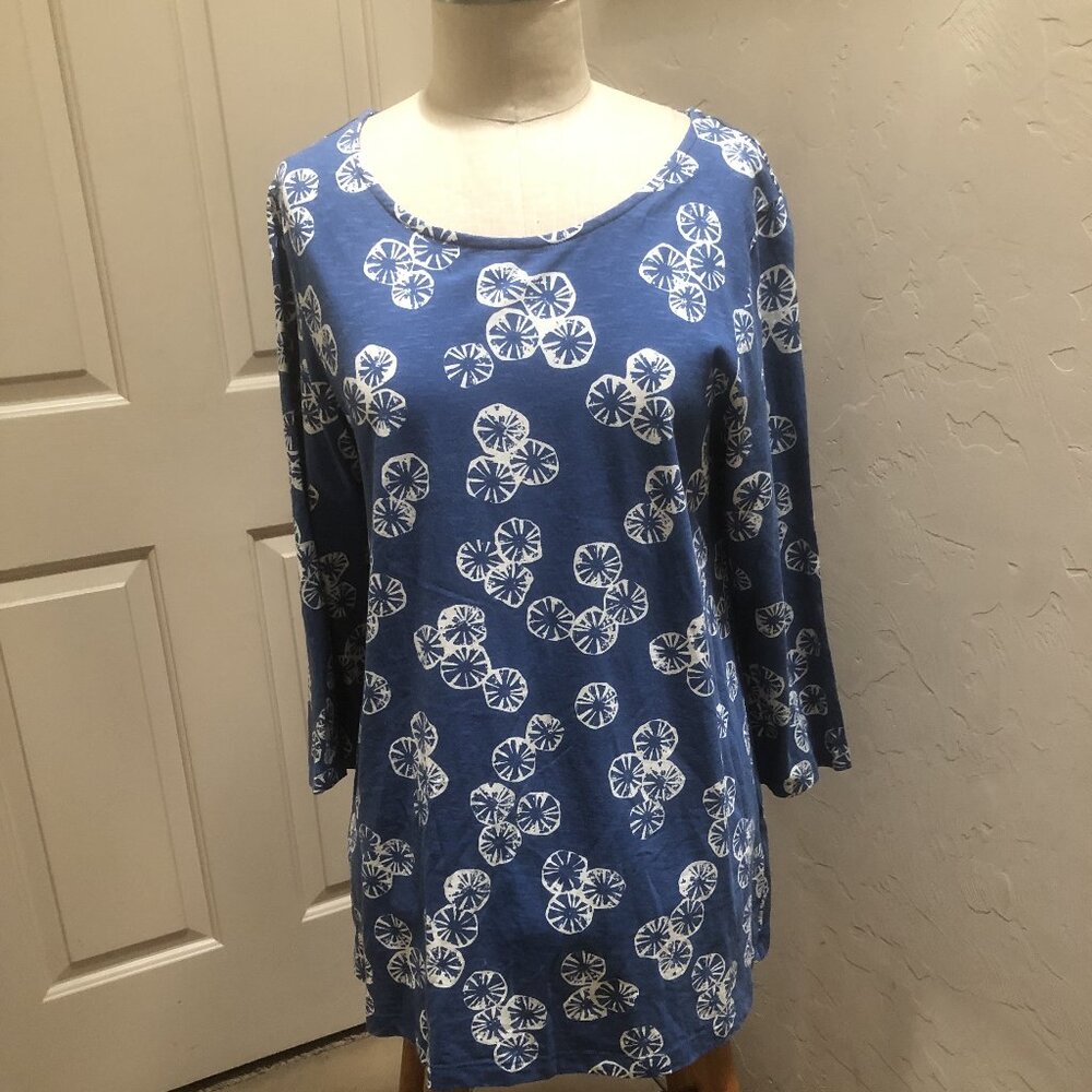 FUN! Gudrun Sjoden Top, Blouse, Tunic w/Fruit Slice Pattern!